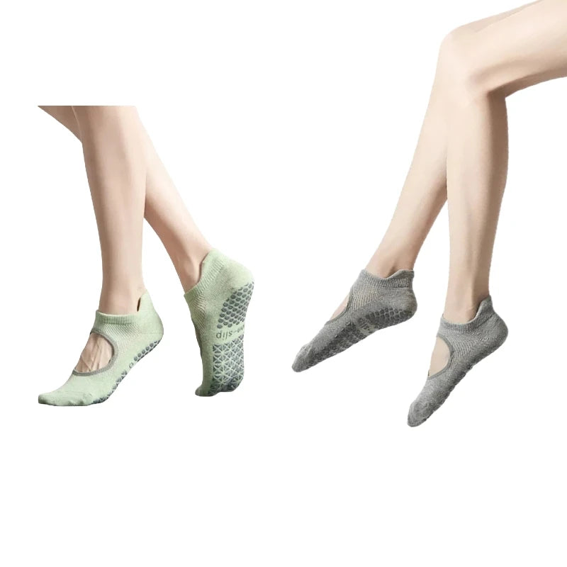 Non Slip Open Toe Yoga Socks
