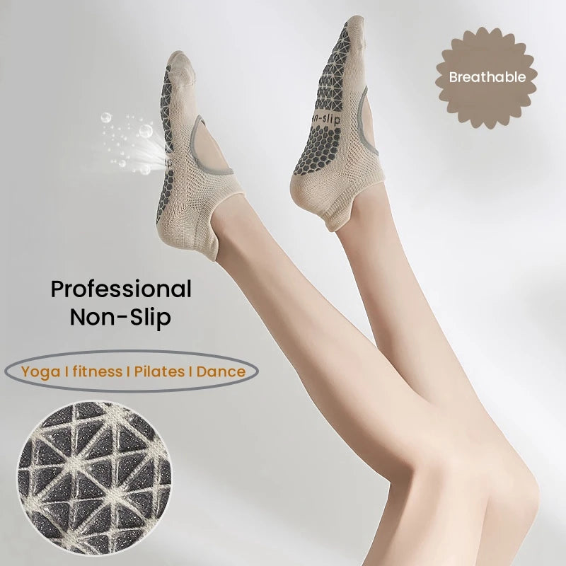 Non Slip Open Toe Yoga Socks