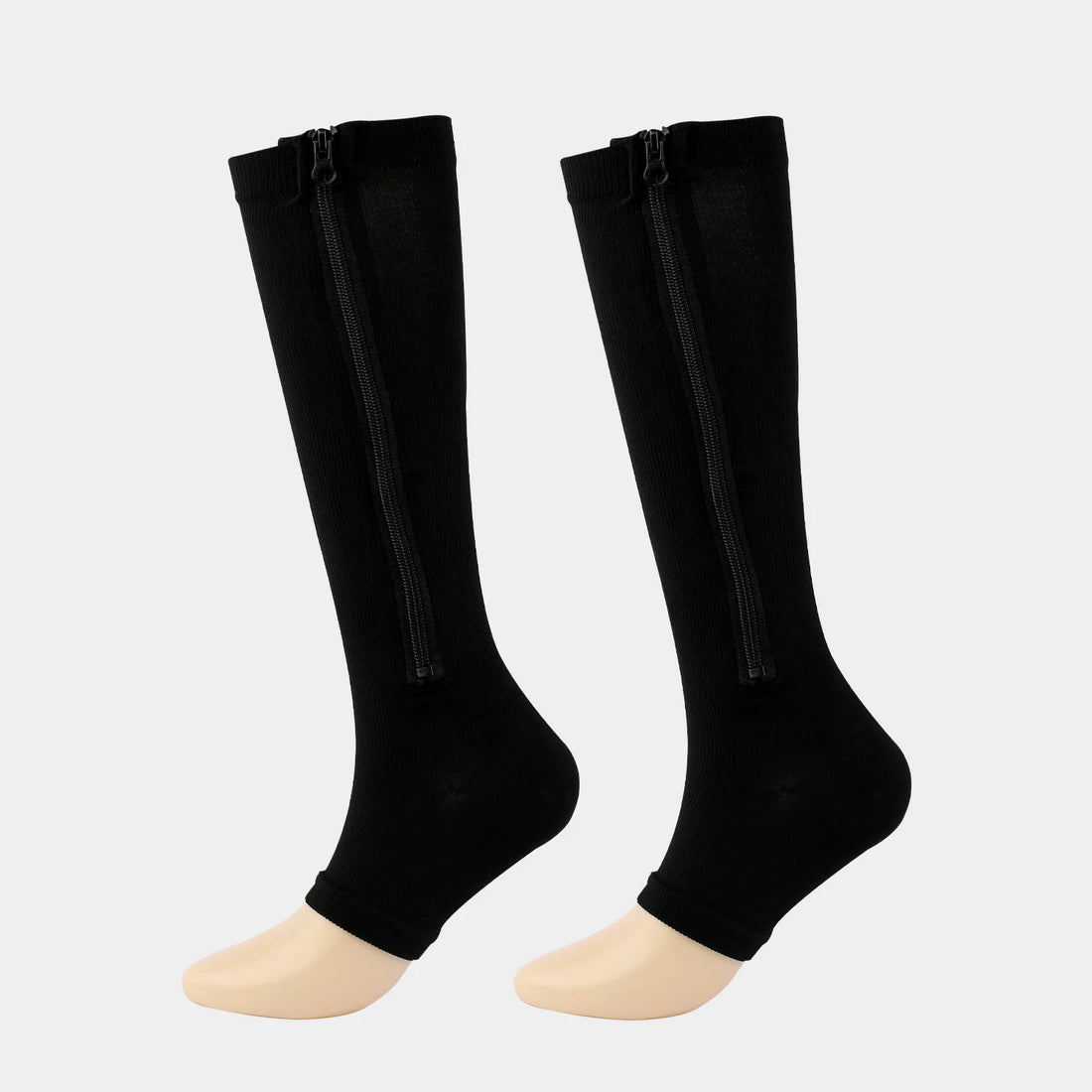 Medical Sports Compression Zipper Socks Vein Stretch Socks Women Men High Elasticity Pressure Long Cycling Socks Leg Support
