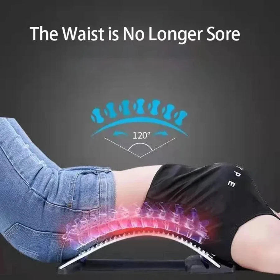 Back extensor, lumbar support, relieve back pain relief lumbar, for herniated disc lower back and upper back support