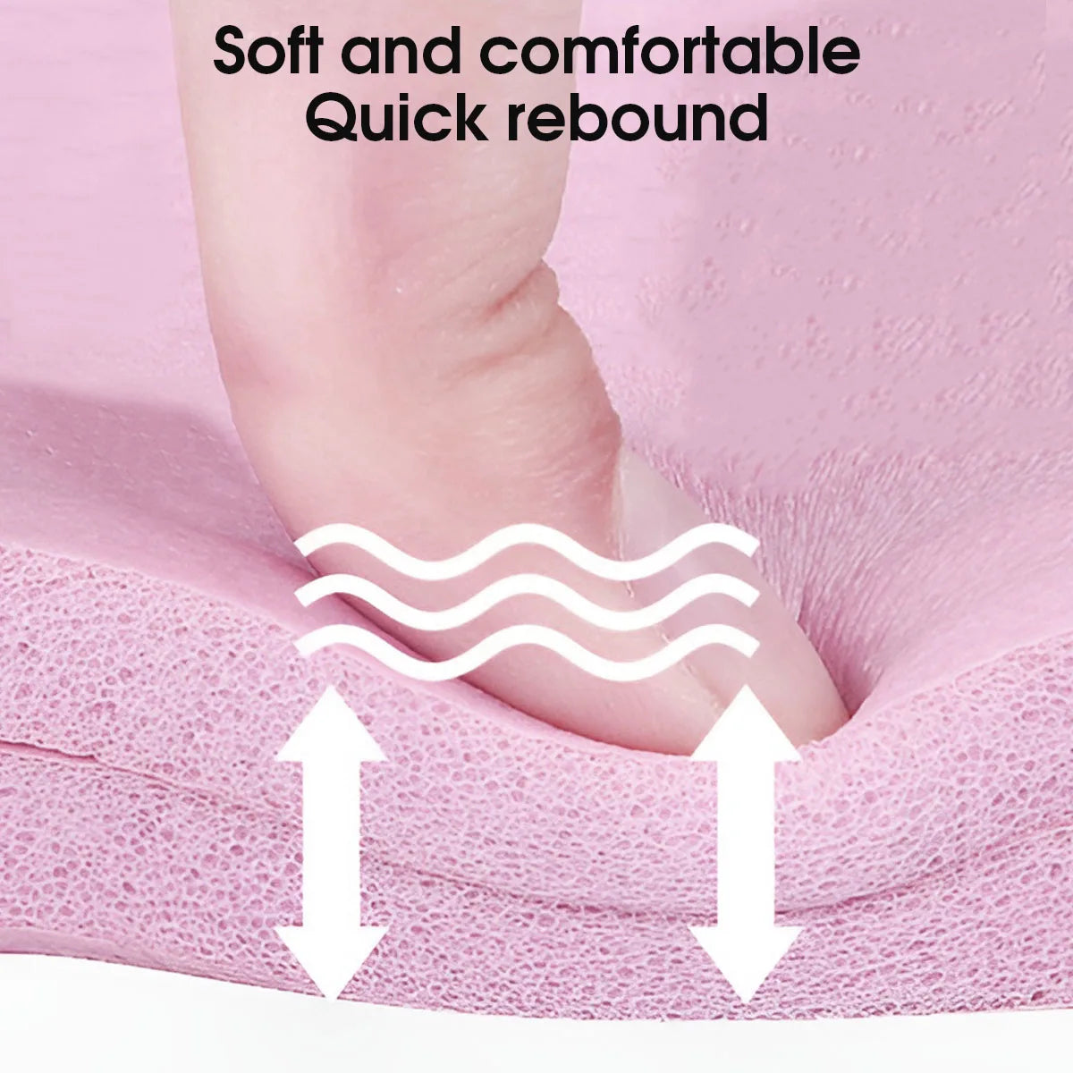Foldable Pink Travel Yoga Mat