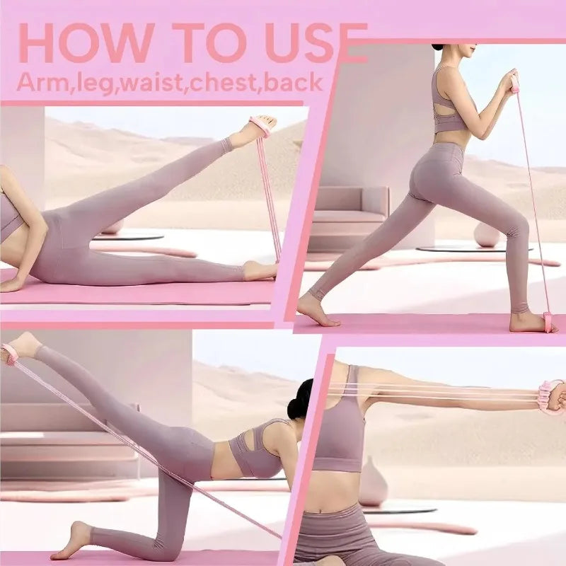 Six Rope Yoga Stretch Strap