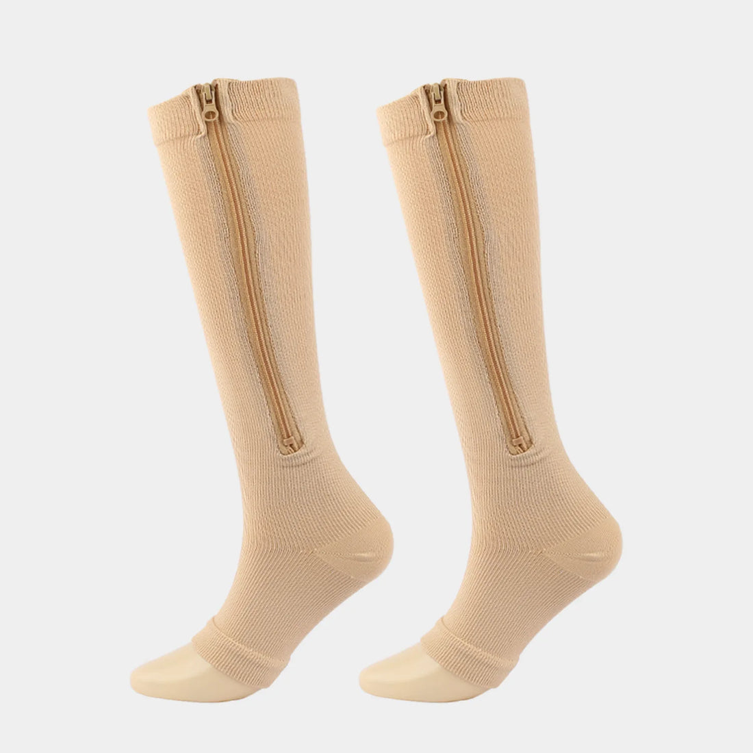 Medical Sports Compression Zipper Socks Vein Stretch Socks Women Men High Elasticity Pressure Long Cycling Socks Leg Support