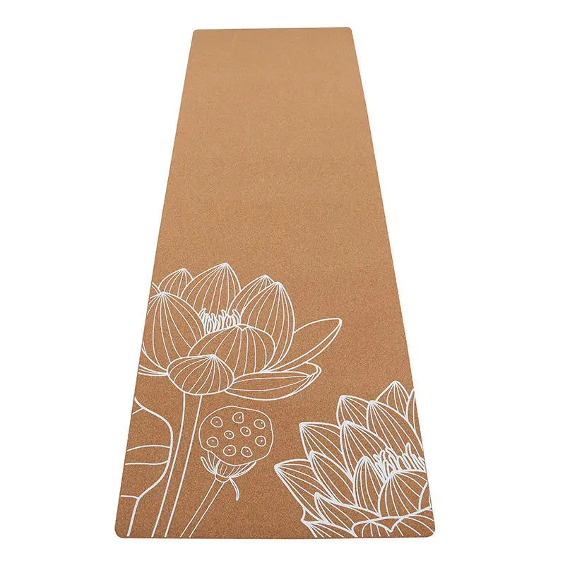 Natural Cork Rubber Yoga Mat