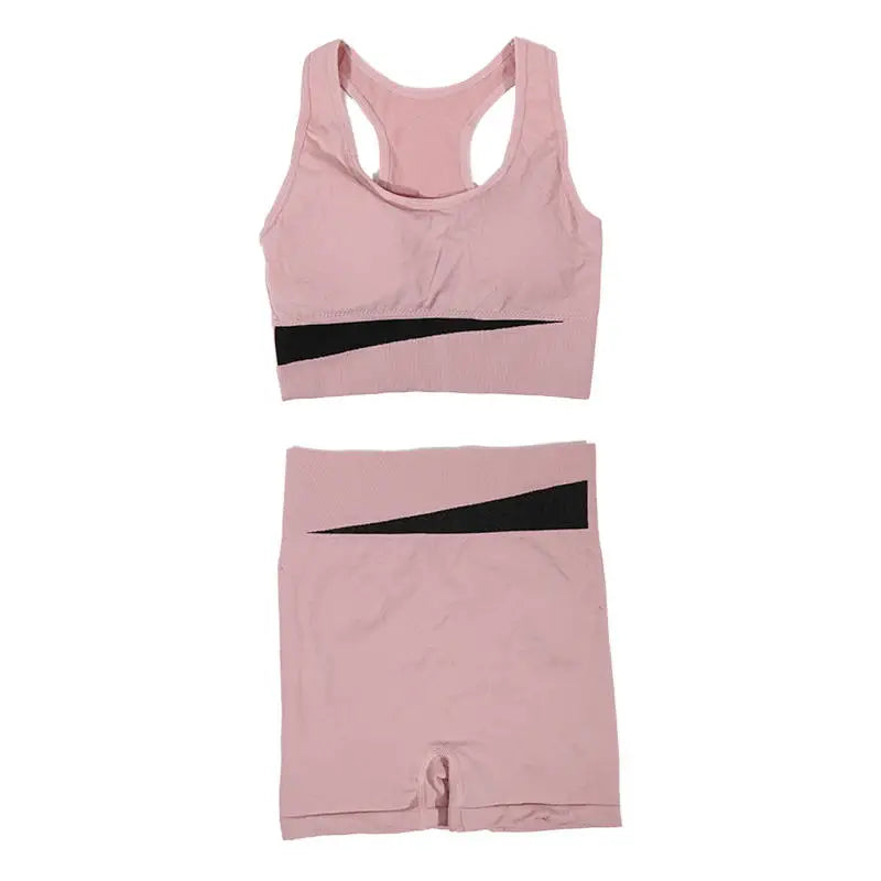 Peach High Waist Yoga Set