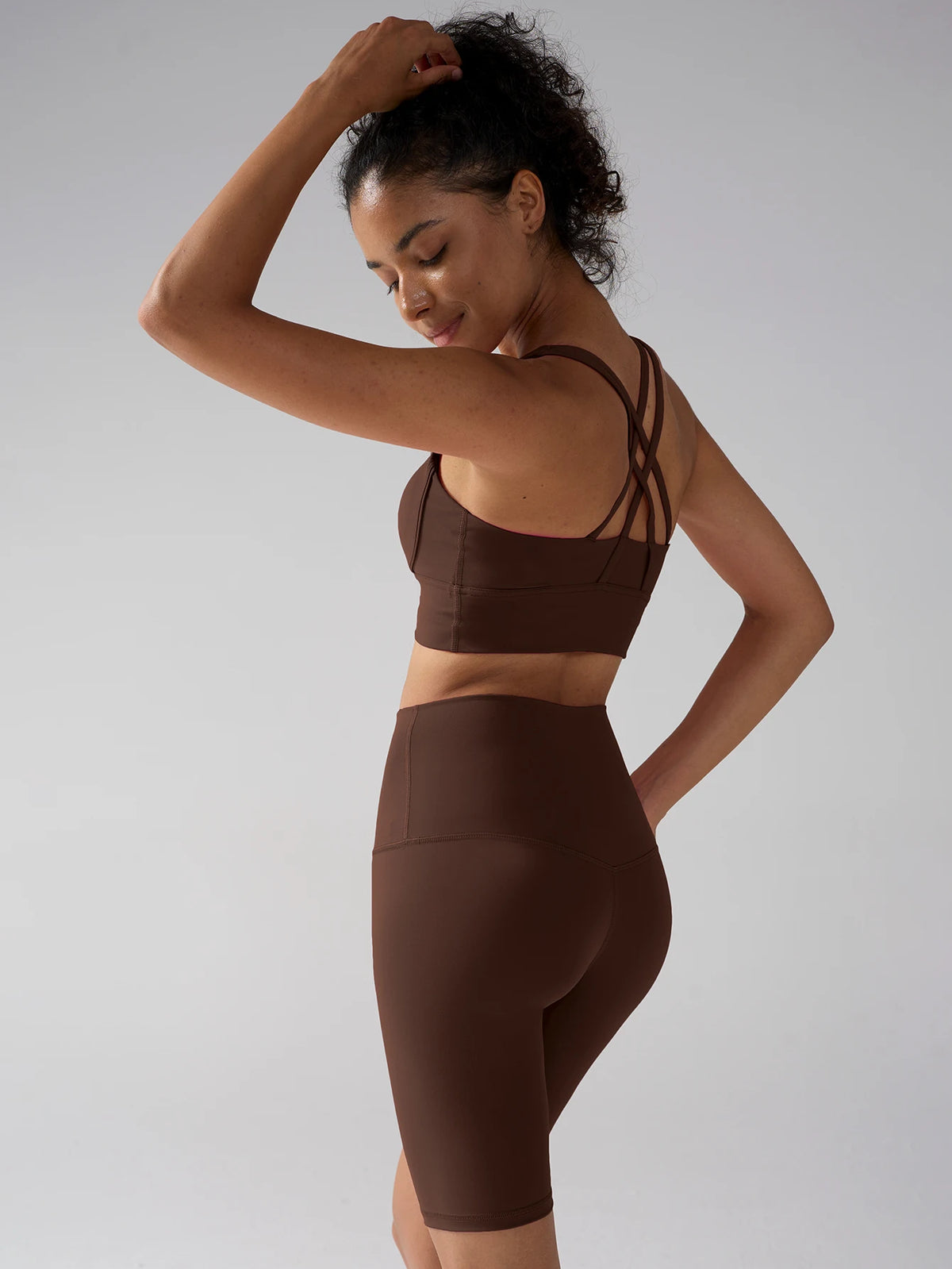 Two Piece Yoga Shorts Set