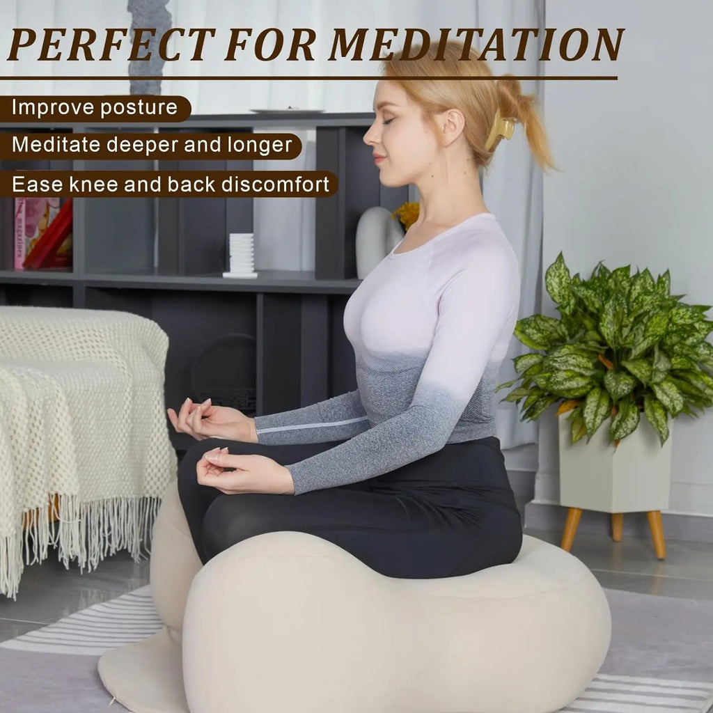 Inflatable Zafu Meditation Cushion
