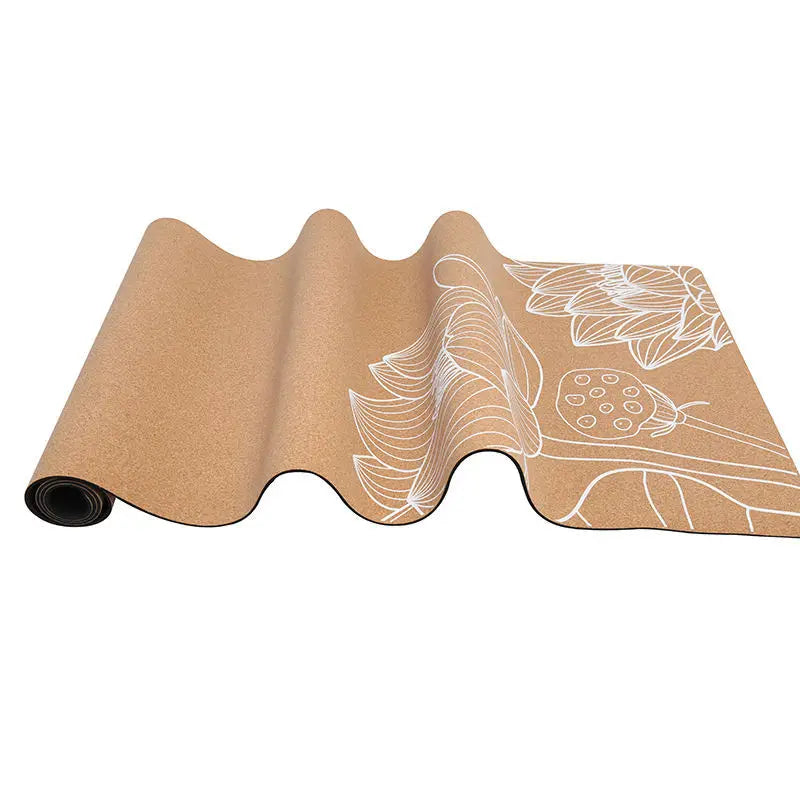 Natural Cork Rubber Yoga Mat