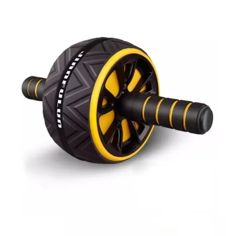 Dual-Wheel Silent Ab Roller for Core Workout, Abdominal Fitness Equipment with Non-Slip Base for Men & Women Home Exercise