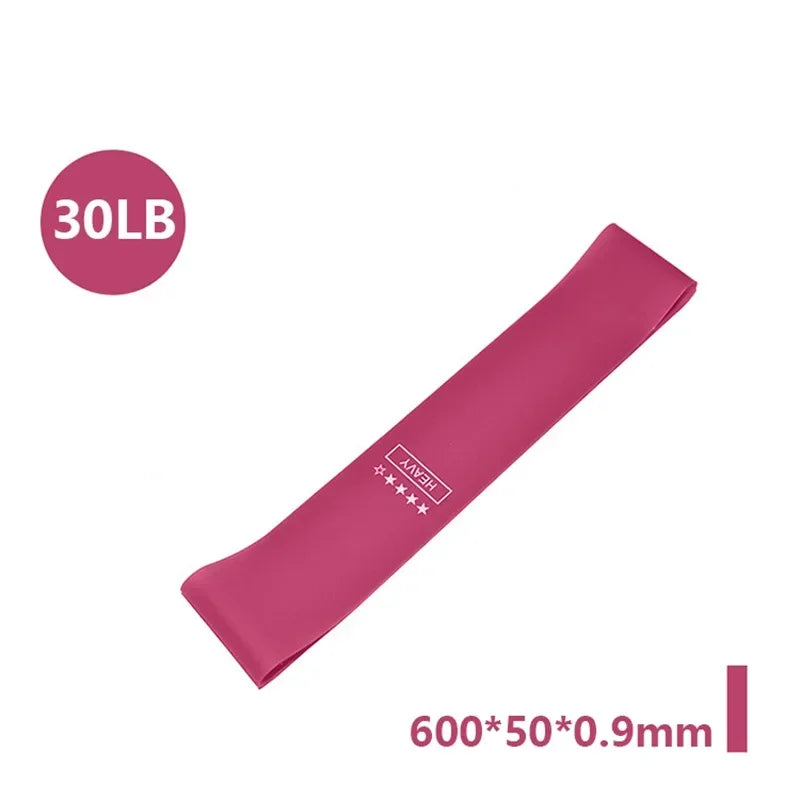 Portable Rubber Resistance Bands Elastic Workout Equipment For Yoga Gym Pilates Crossfit Women Strength Training