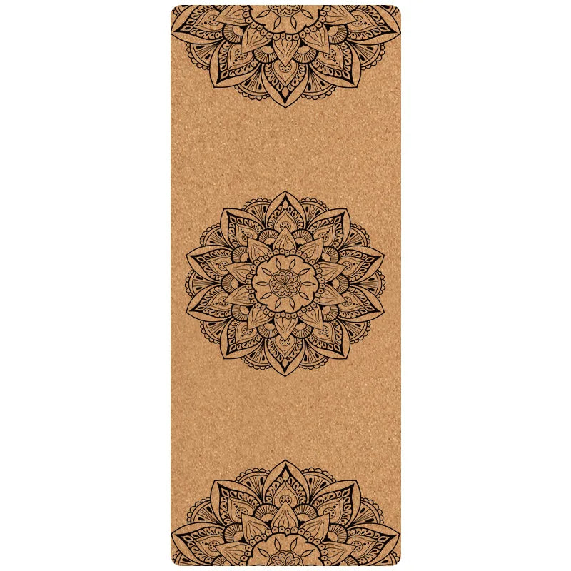 Natural Cork Rubber Yoga Mat