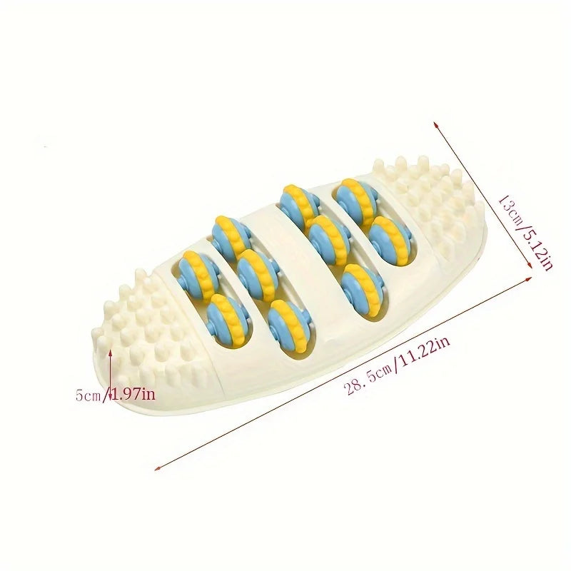Four-Row Foot Massage Roller