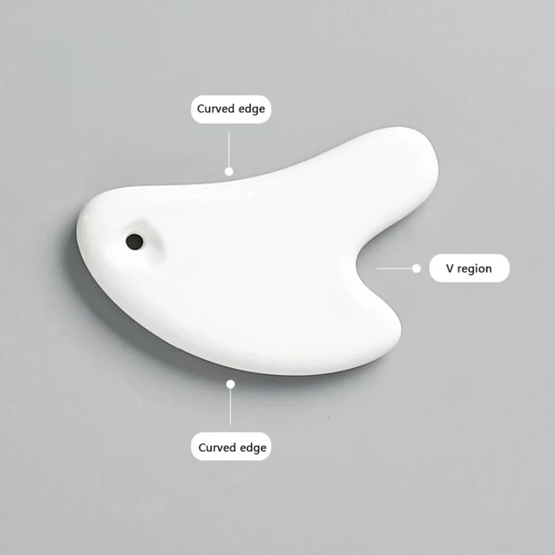 Ceramic Facial Guasha Massage Board