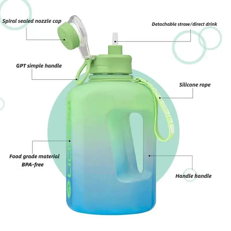2.4L Large Sports Water Bottle