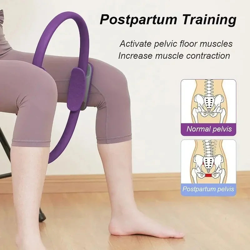 1Pc Non Slip Yoga Pilates Resistance Ring Fitness Shaping Tool For Pelvic Floor Muscle Training Home Yoga Workout Equipment