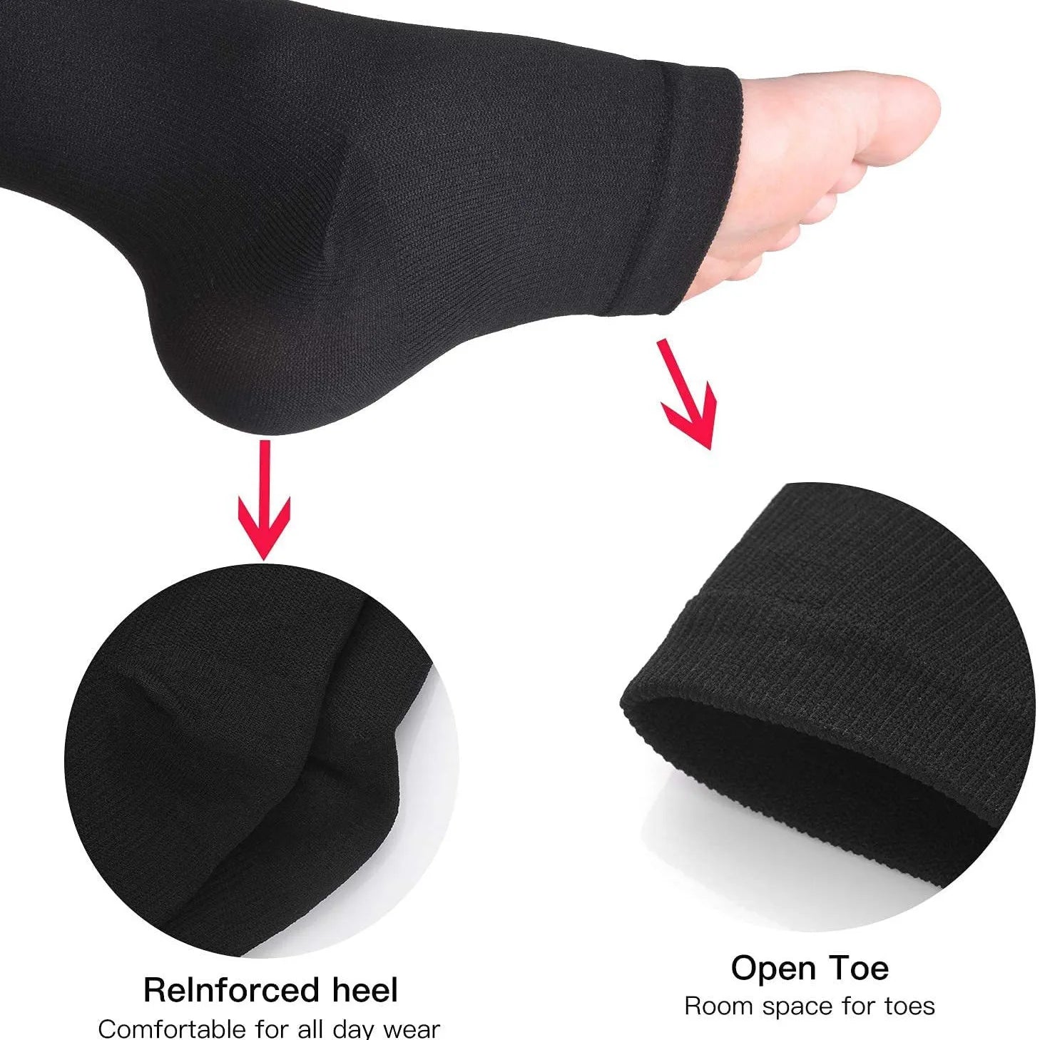 Medical Sports Compression Zipper Socks Vein Stretch Socks Women Men High Elasticity Pressure Long Cycling Socks Leg Support