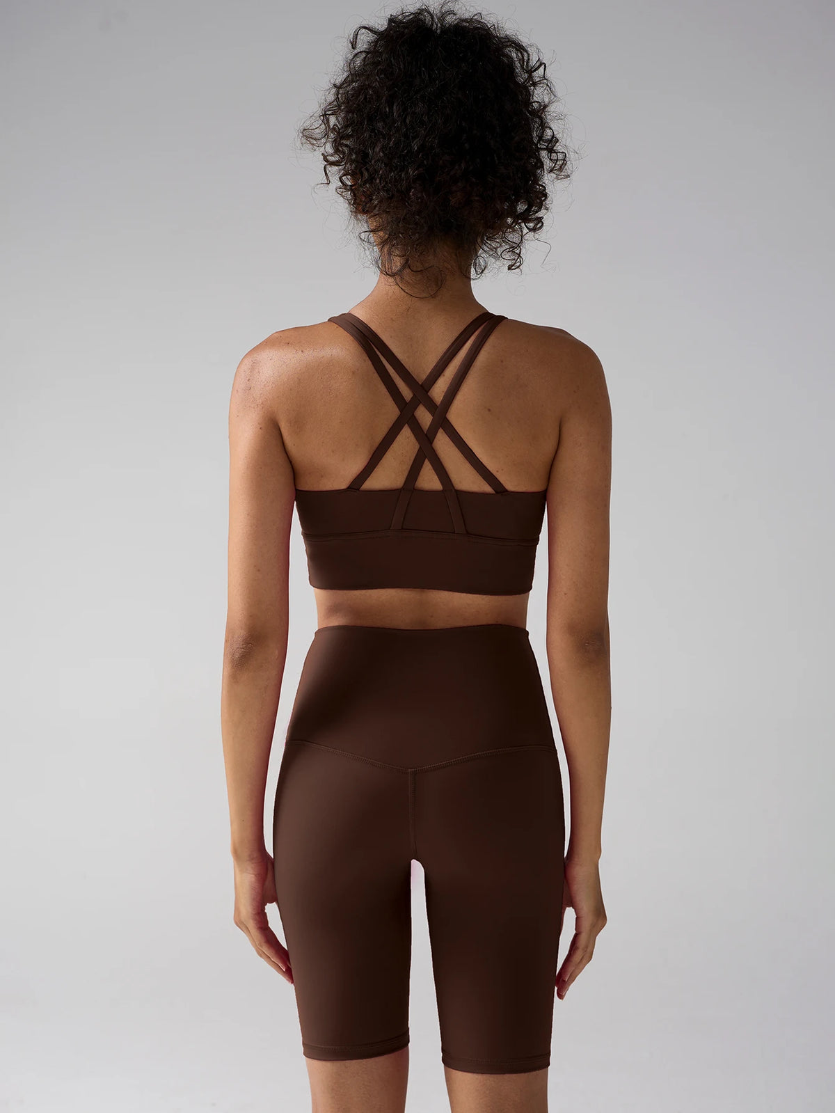 Two Piece Yoga Shorts Set