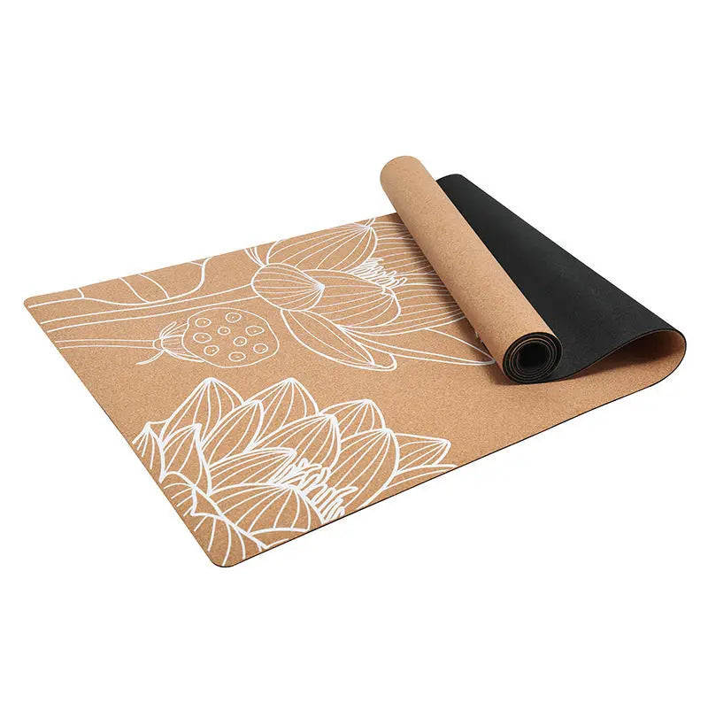 Natural Cork Rubber Yoga Mat