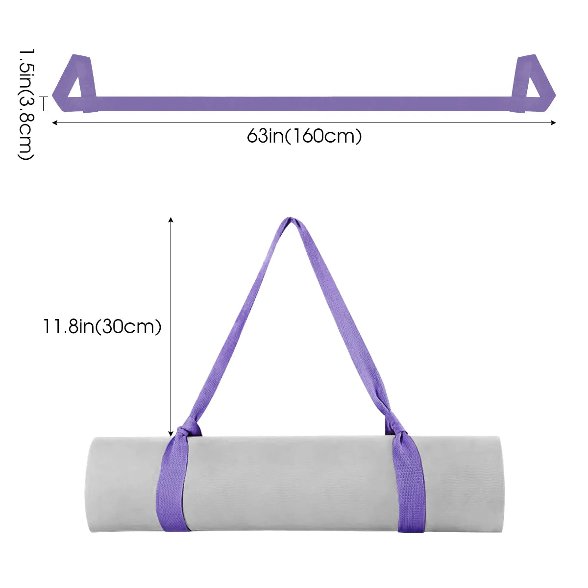 Adjustable Yoga Mat Carry Strap