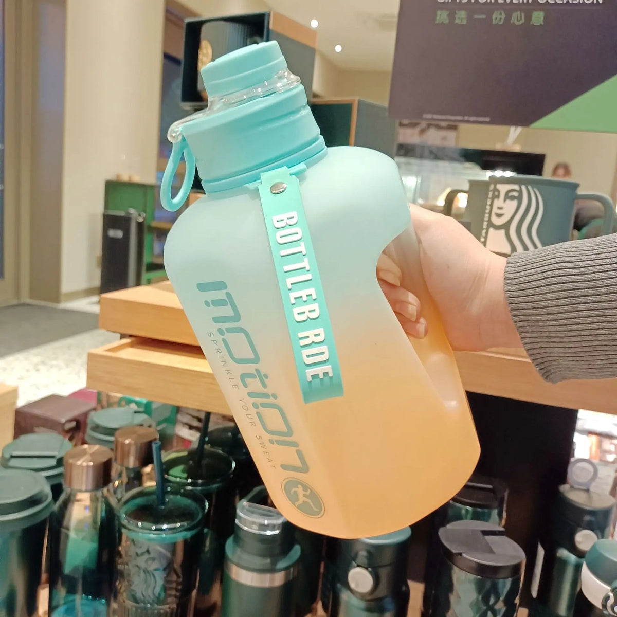 2.4L Large Sports Water Bottle
