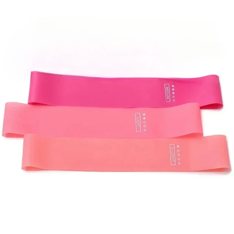 Portable Rubber Resistance Bands Elastic Workout Equipment For Yoga Gym Pilates Crossfit Women Strength Training