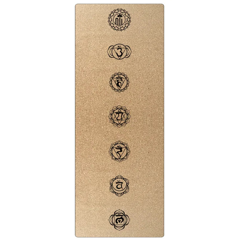 Natural Cork Rubber Yoga Mat