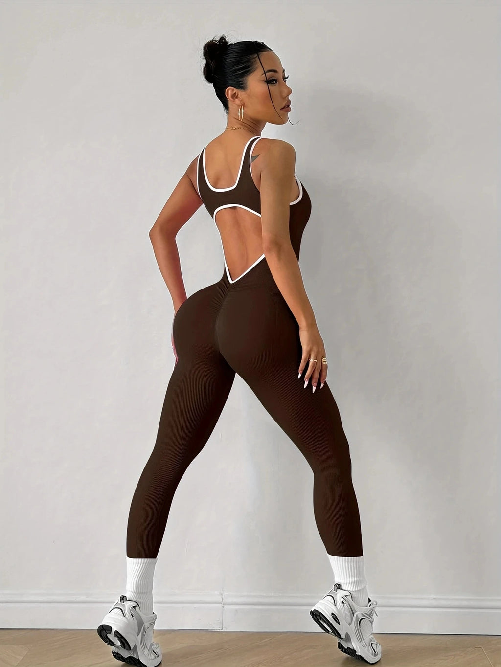 Sleeveless Seamless Yoga Jumpsuit