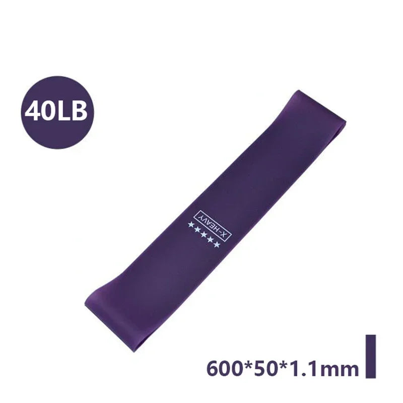 Portable Rubber Resistance Bands Elastic Workout Equipment For Yoga Gym Pilates Crossfit Women Strength Training