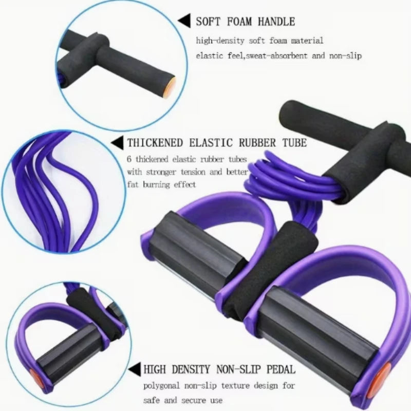 Six Tube Yoga Resistance Puller