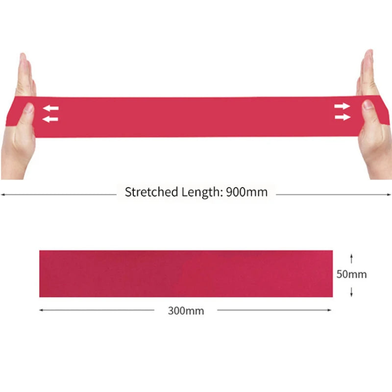 Portable Rubber Resistance Bands Elastic Workout Equipment For Yoga Gym Pilates Crossfit Women Strength Training