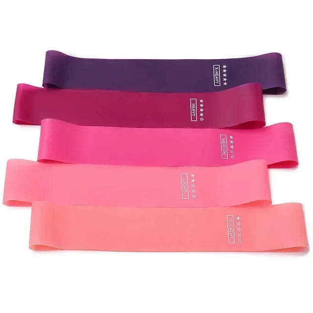 Portable Rubber Resistance Bands Elastic Workout Equipment For Yoga Gym Pilates Crossfit Women Strength Training