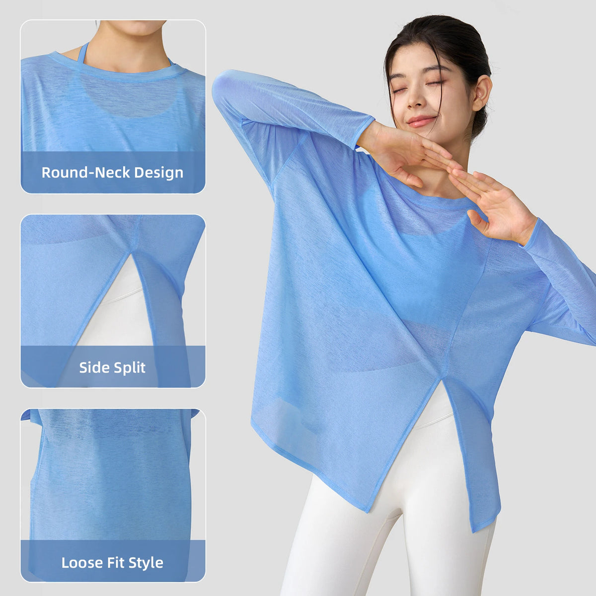 Loose Fit Pilates Yoga Shirt