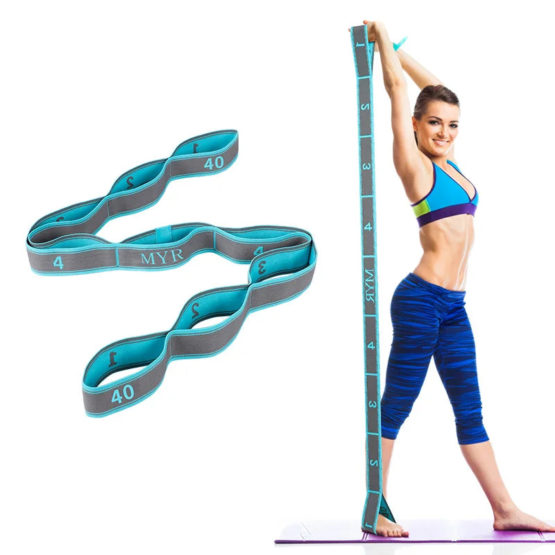 Looped Yoga Stretching Strap