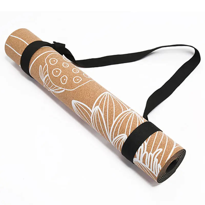 Natural Cork Rubber Yoga Mat