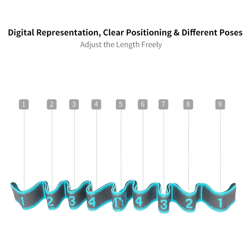Looped Yoga Stretching Strap