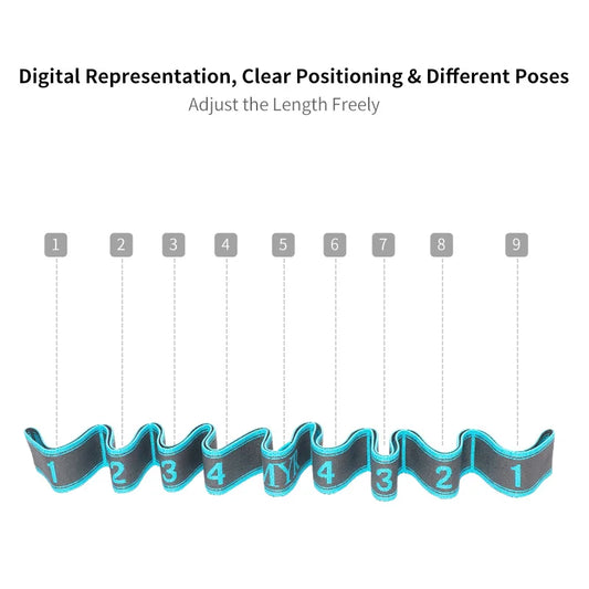 Looped Yoga Stretching Strap