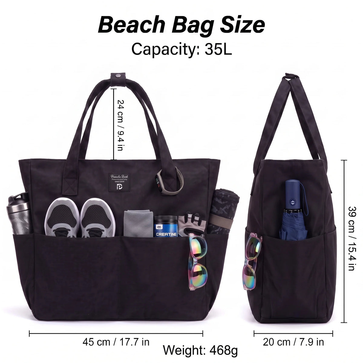 35L Waterproof Yoga Gym Tote
