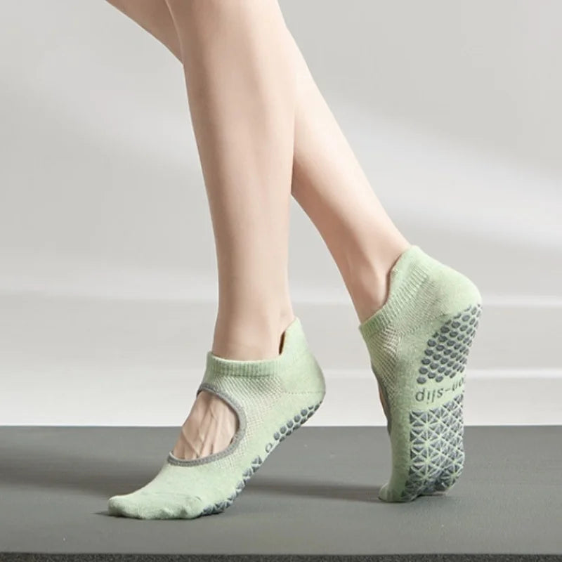 Non Slip Open Toe Yoga Socks