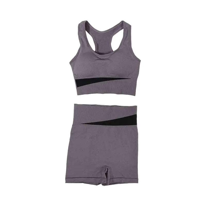 Peach High Waist Yoga Set