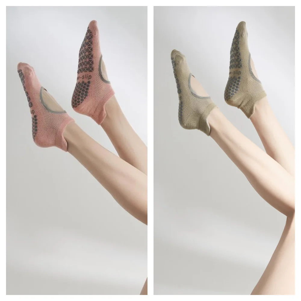 Non Slip Open Toe Yoga Socks