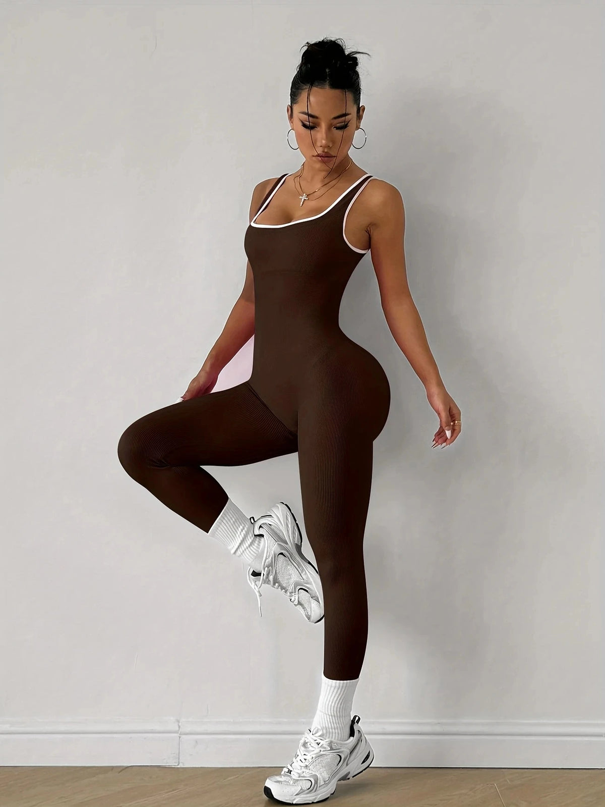 Sleeveless Seamless Yoga Jumpsuit