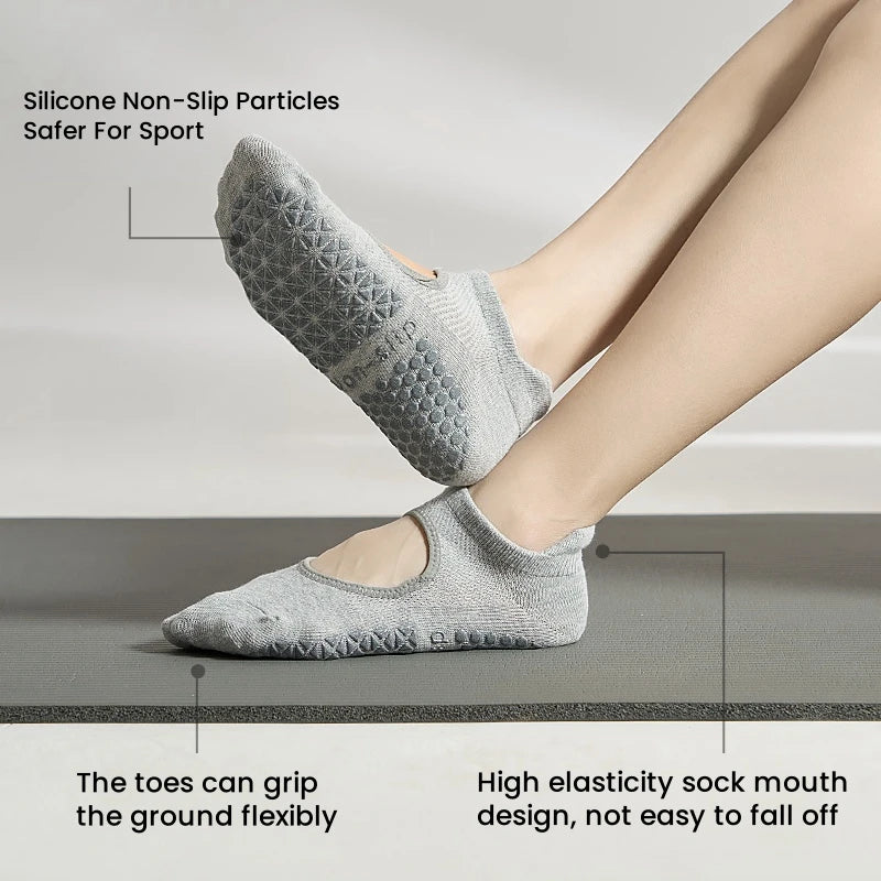 Non Slip Open Toe Yoga Socks