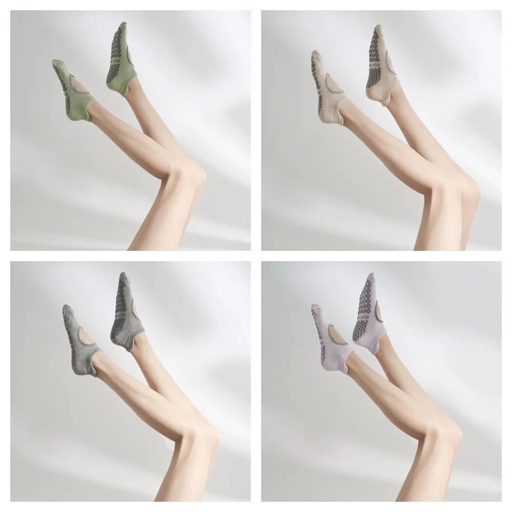 Non Slip Open Toe Yoga Socks