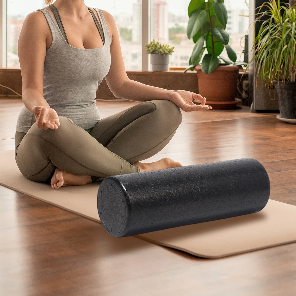 45cm Solid Yoga Massage Roller