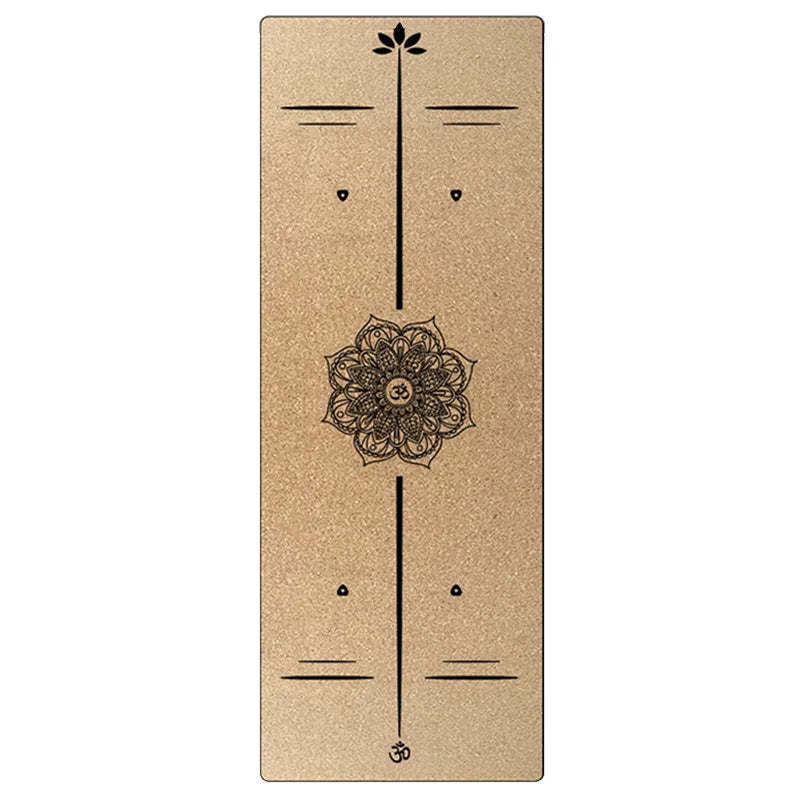 Natural Cork Rubber Yoga Mat