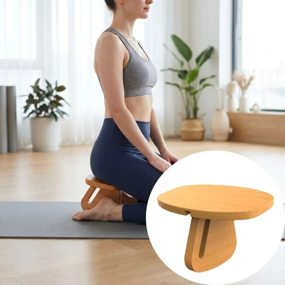 Solid Wood Meditation Bench