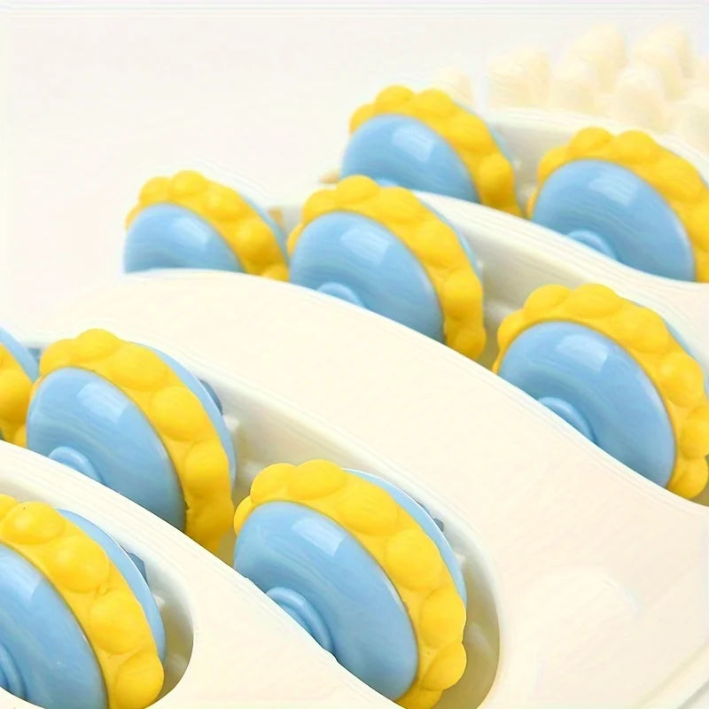 Four-Row Foot Massage Roller