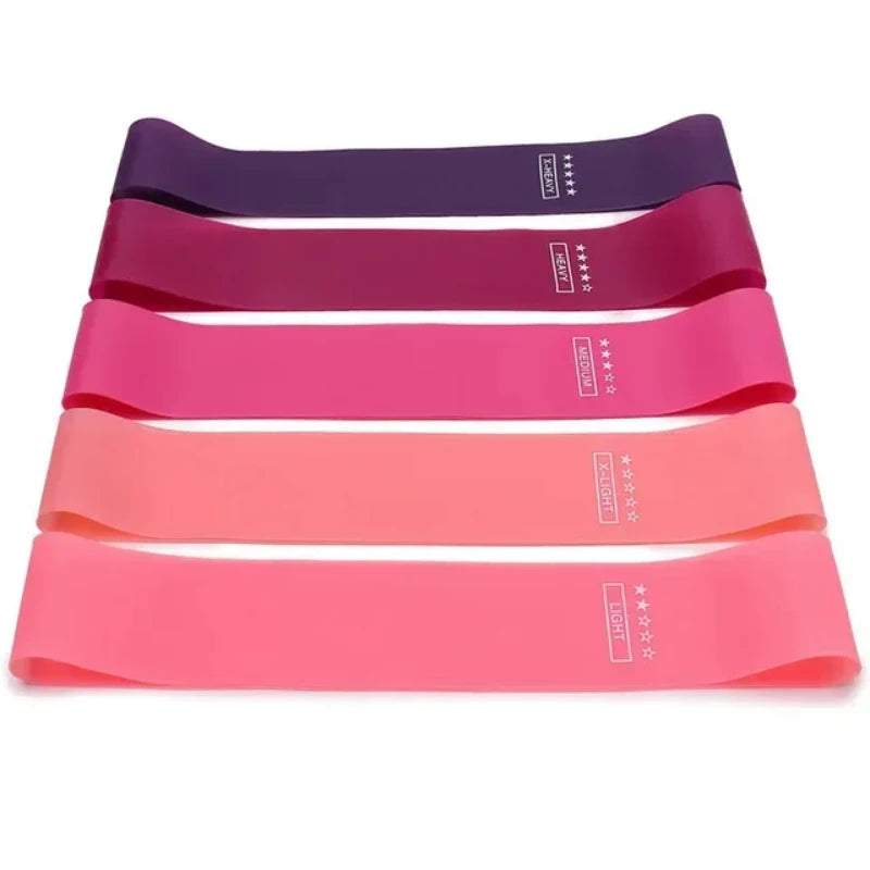 Portable Rubber Resistance Bands Elastic Workout Equipment For Yoga Gym Pilates Crossfit Women Strength Training