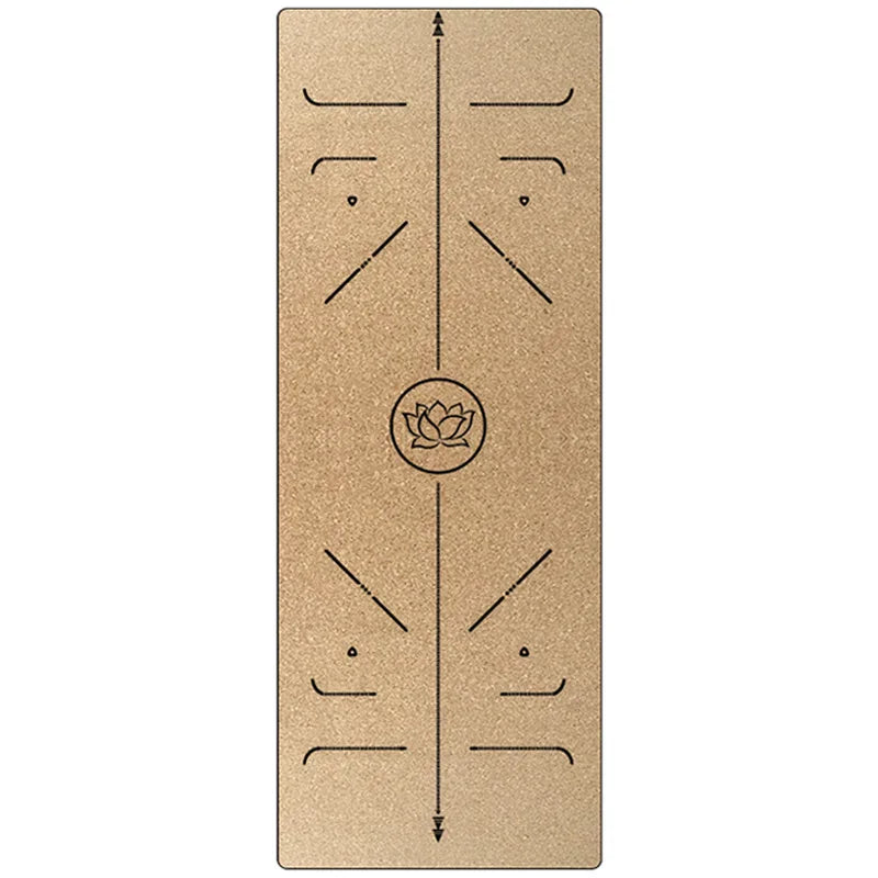 Natural Cork Rubber Yoga Mat