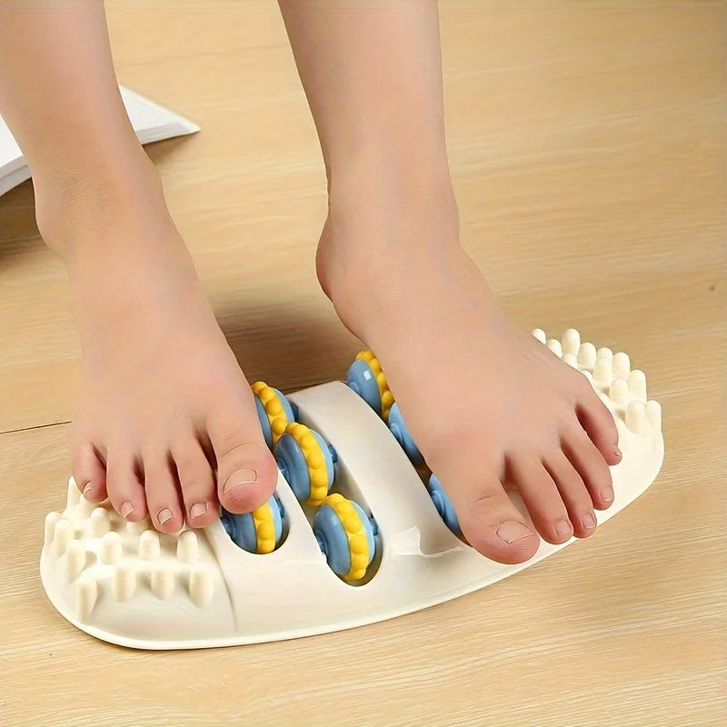 Four-Row Foot Massage Roller
